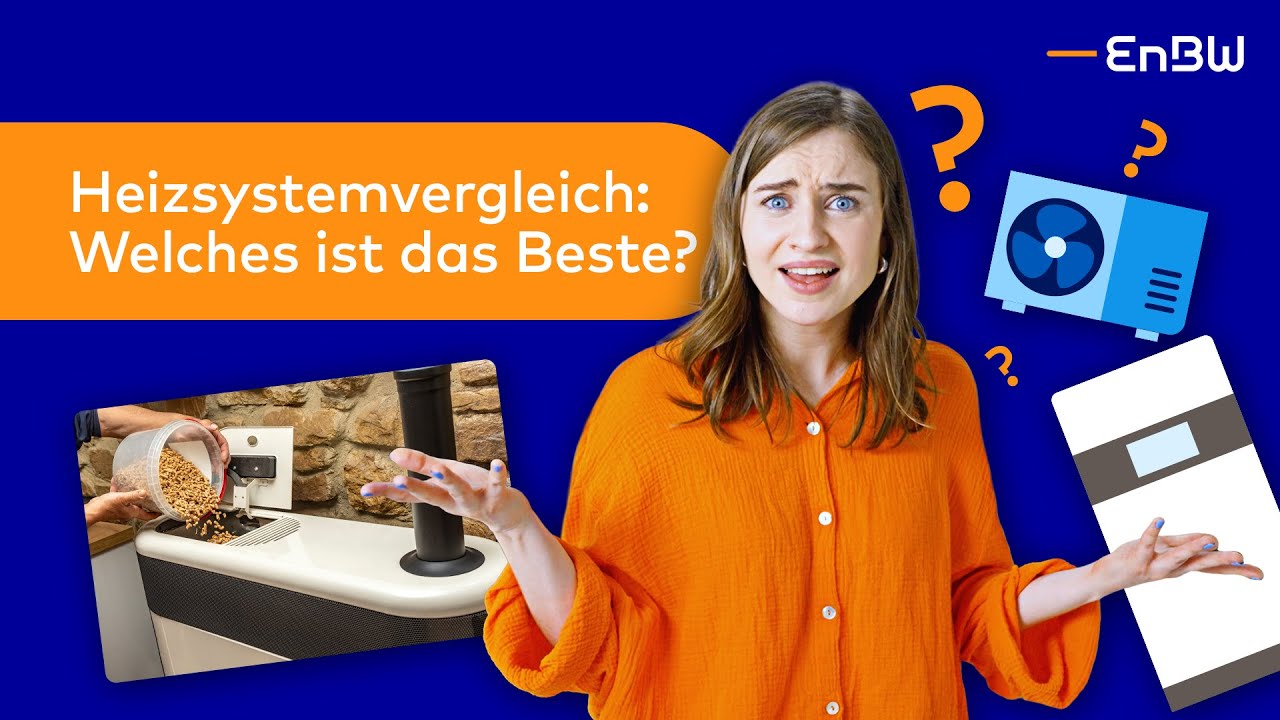 Welche Heizung passt zu dir? Nachhaltig heizen mit W&auml;rmepumpe, Solarthermie & Co. ♨️| EnBW E-Wissen