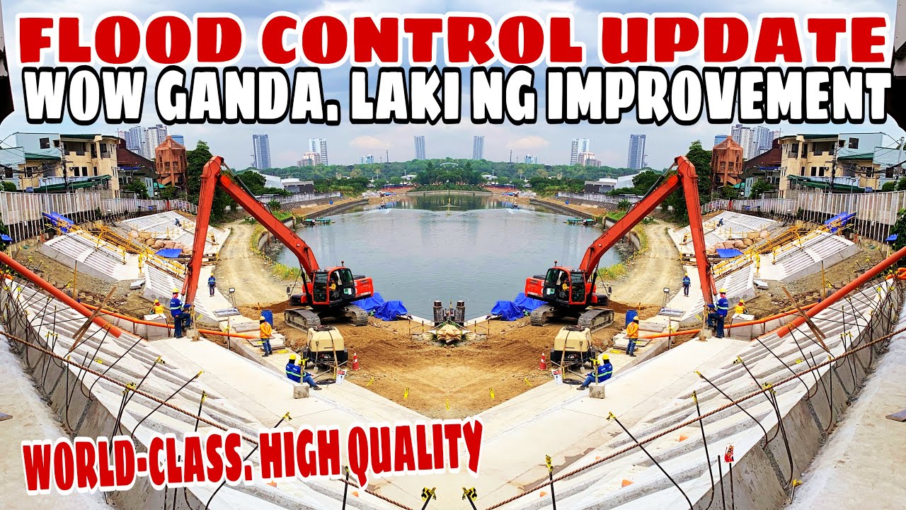 WOW HIGH QUALITY AT WORLD-CLASS ANG GANDA. FLOOD CONTROL UPDATE. CALUMPANG SEGMENT, MARIKINA CITY