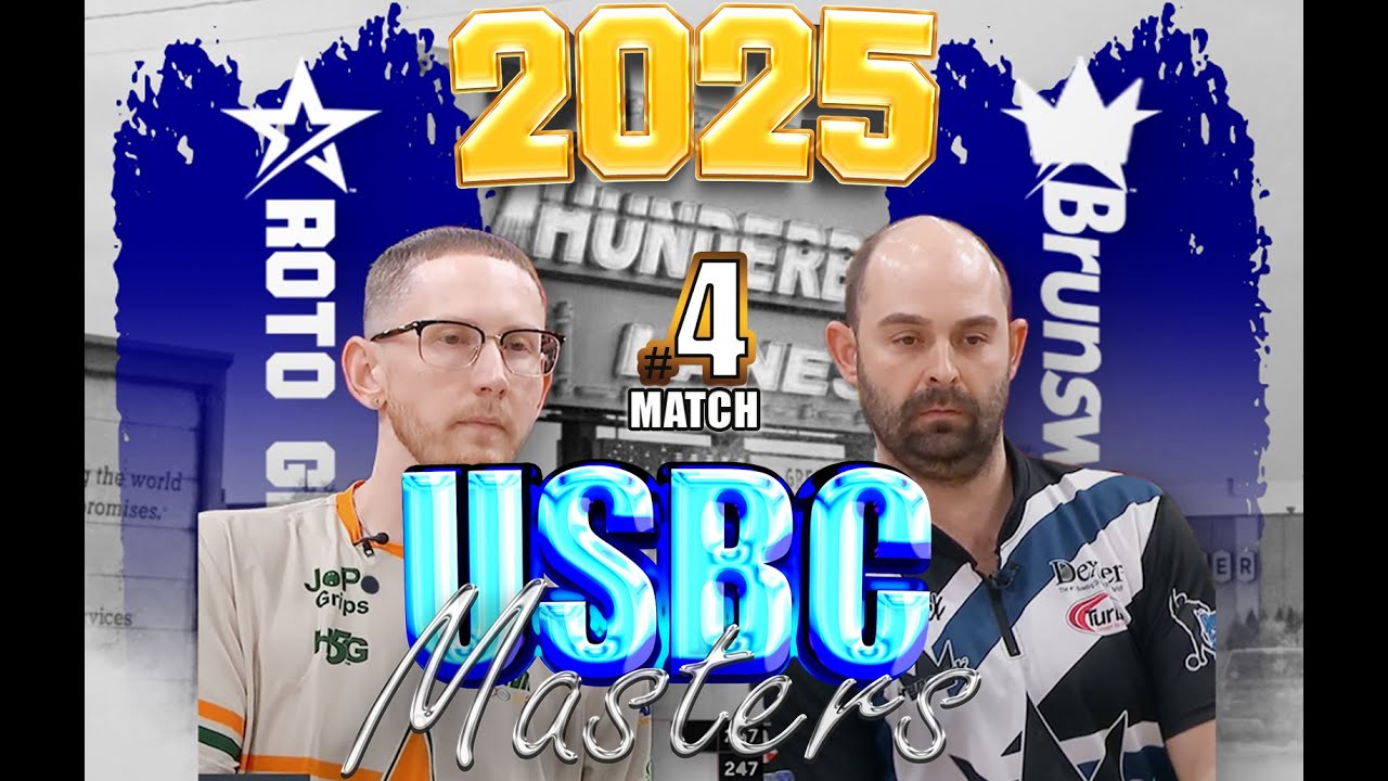 Момент из игры 4 на турнире USBC Masters 2025 по боулингу.