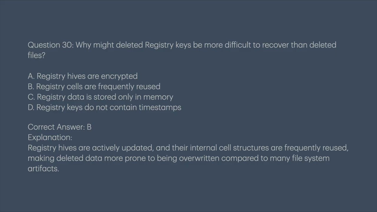 Windows Forensic Q&A Part 2.1