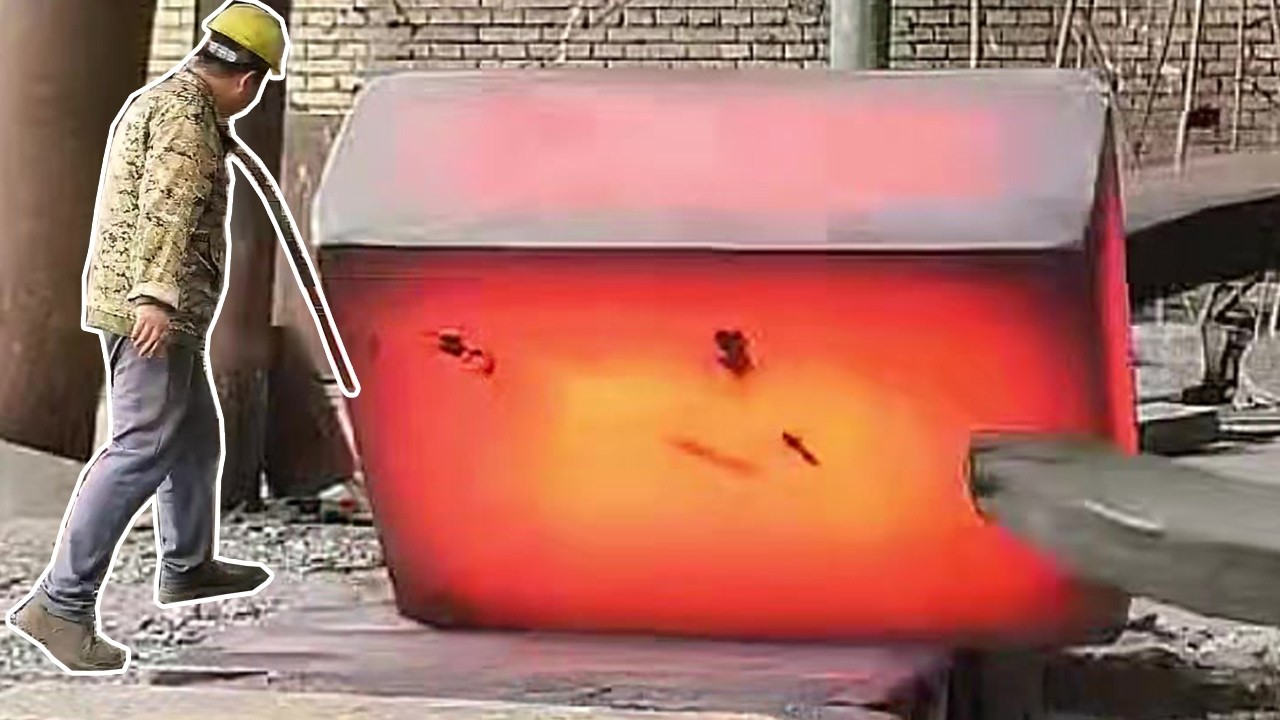 How Steel Billets Are Forged in Industrial Factories EP1525