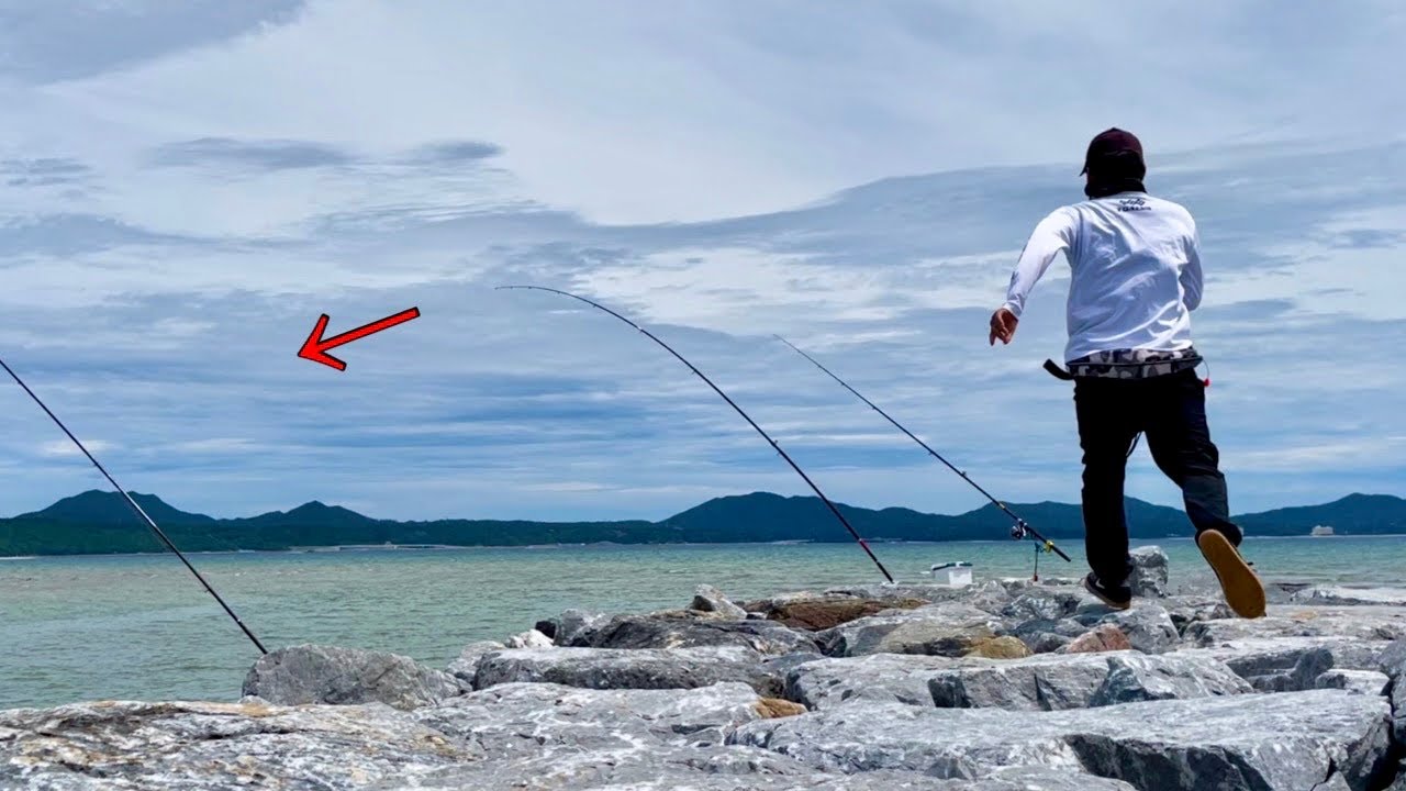 河口でボラ泳がせてみたら…【沖縄釣り　okinawafishing 打ち込み釣り】