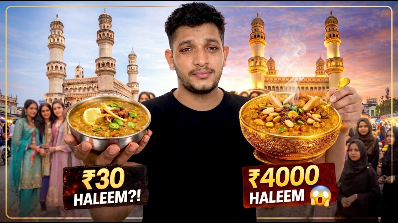 Cheapest vs Most Expensive Haleem in Hyderabad