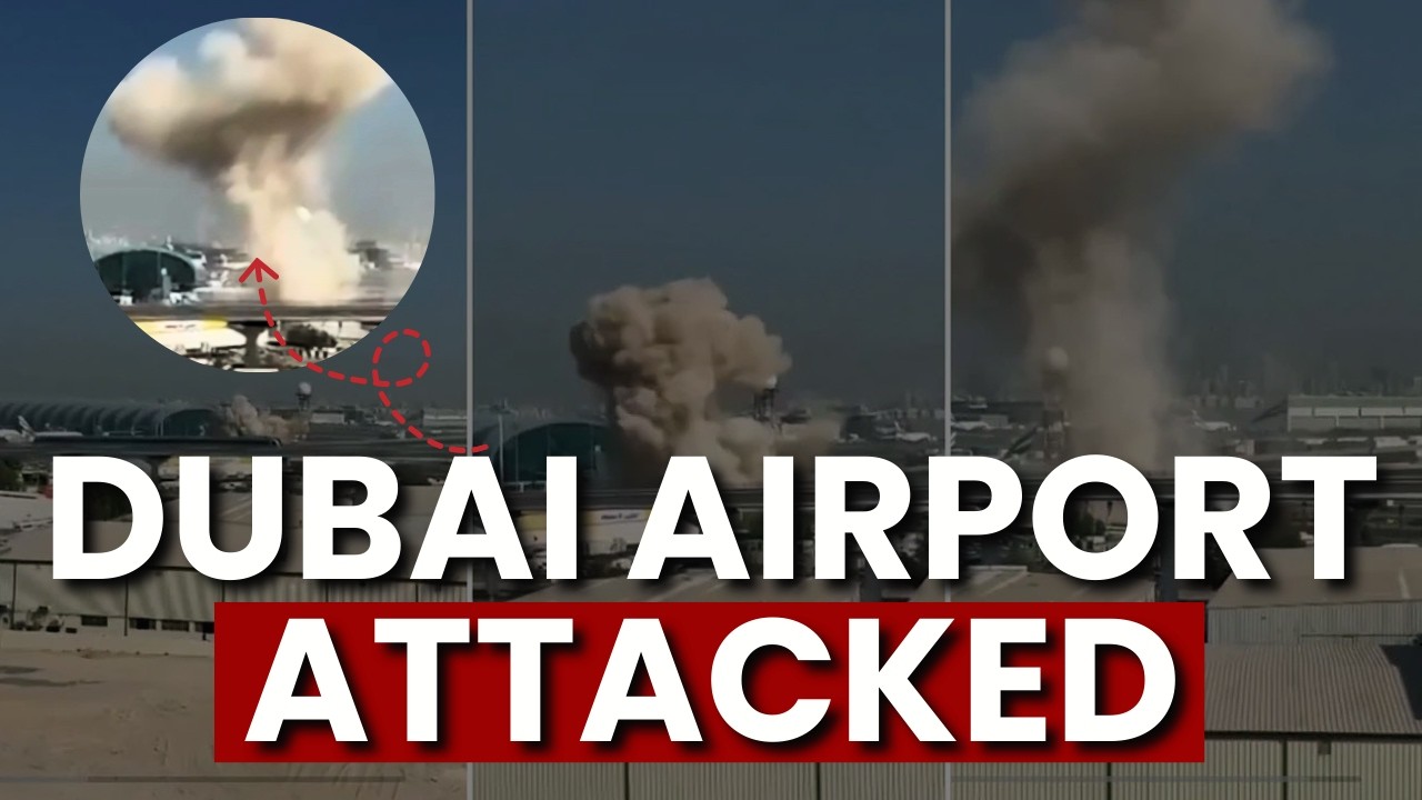 Dubai Airport News LIVE | Dubai Airport Attacked By Iran Drones | Dubai War News Today LIVE