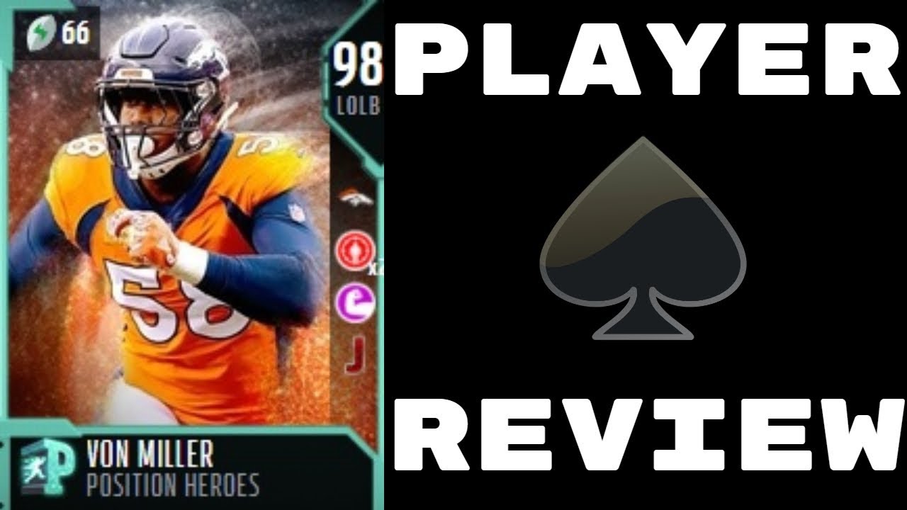 Position Hero Von Miller | Player Review | Madden 18 Ultimate Team Gameplay