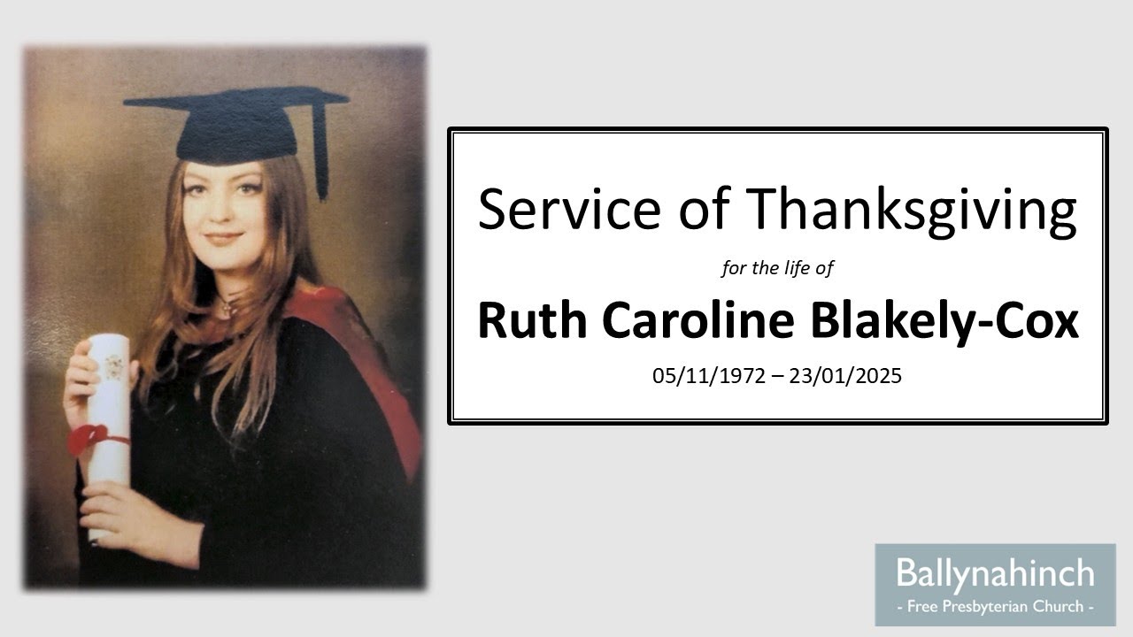 Thanksgiving service for Ruth Blakely-Cox