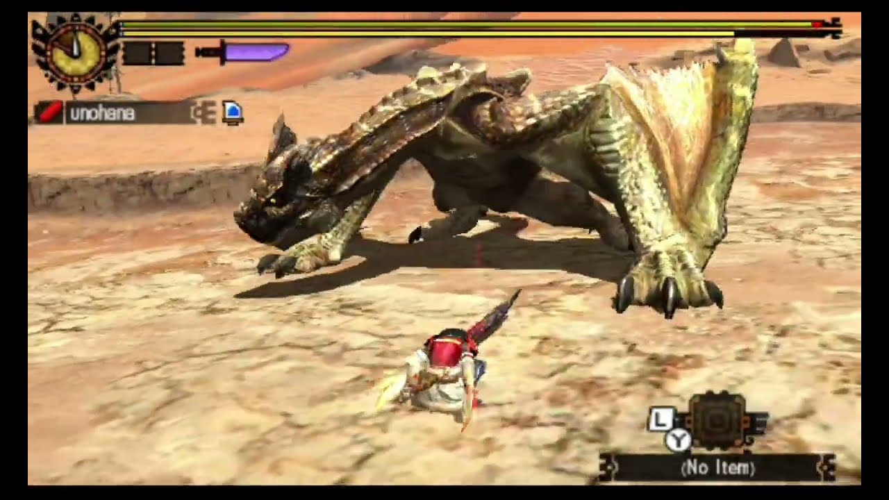 【MH4U】G2★ Brute Tigrex Solo 01'54