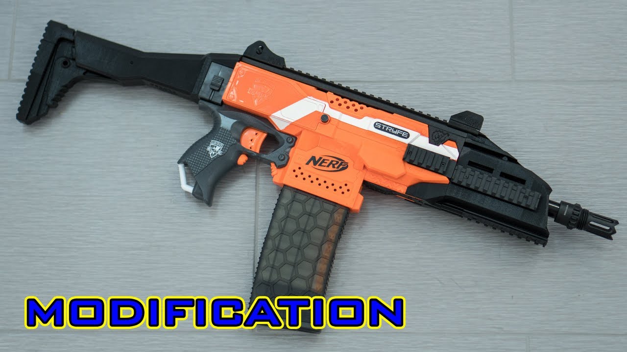 [MOD] Nerf Stryfe | CZ Scorpion EVO 3D Printed Kit!