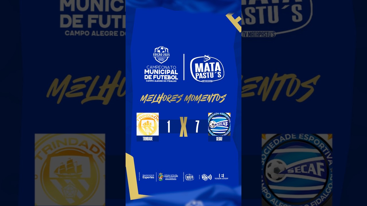 🔥⚽️ MELHORES MOMENTOS CAF | Trindade 1️⃣ vs 7️⃣ SECAF