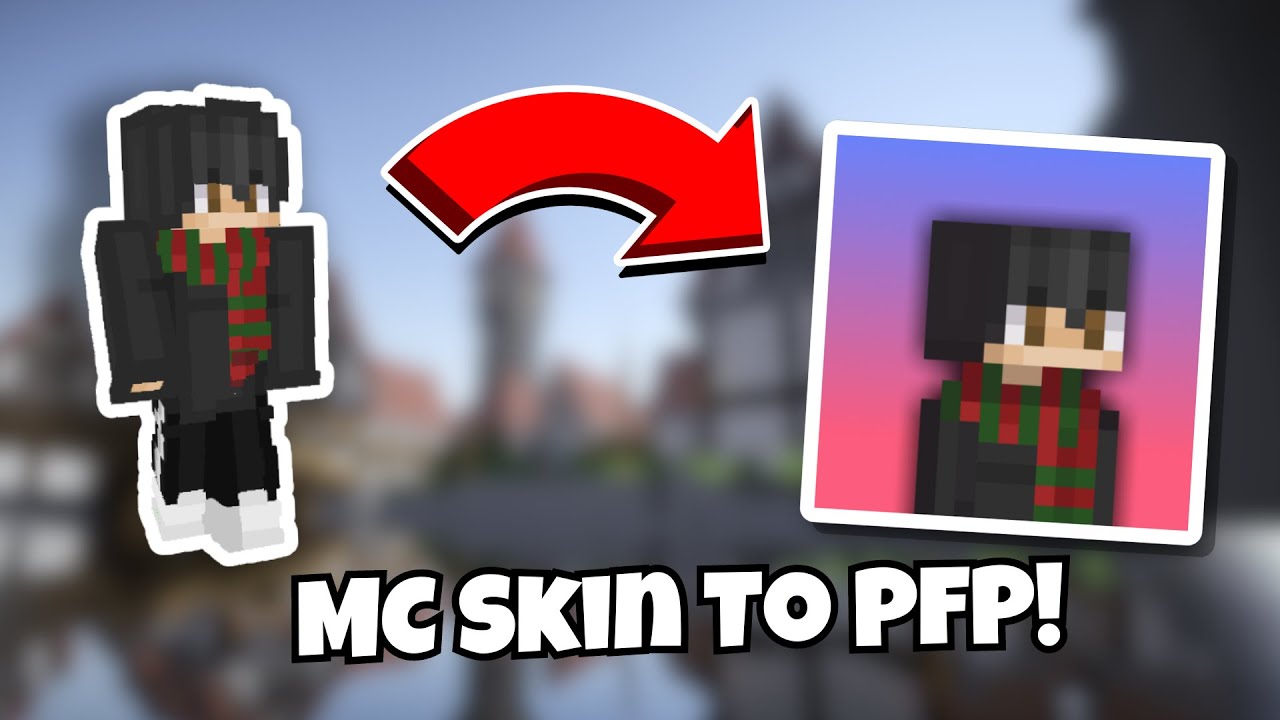 Как сделать фотографию профиля, используя скин Minecraft!