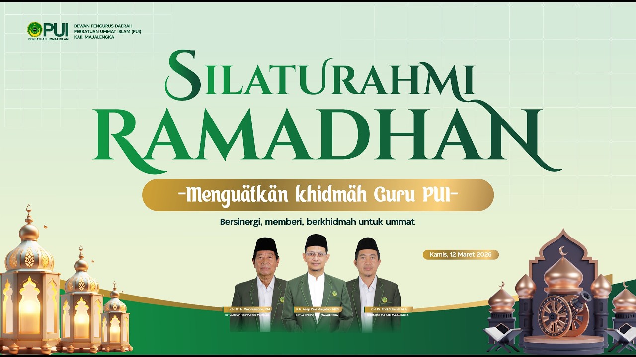 SILATURAHIM RAMADHAN | MENGUATKAN  KHIDMAT GURU PUI | BAPERMIN, KAMIS, 12 MARET 2026