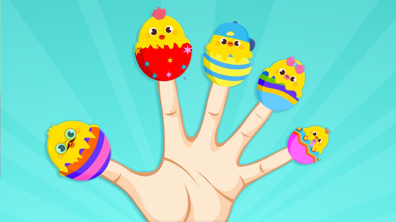 Egg Finger Family | Nursery Rhymes For Children | kidsart