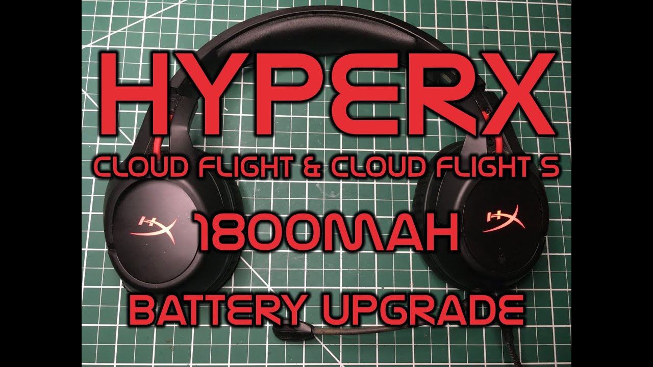 HyperX Cloud Flight Headset Battery Upgrade (1800mah)