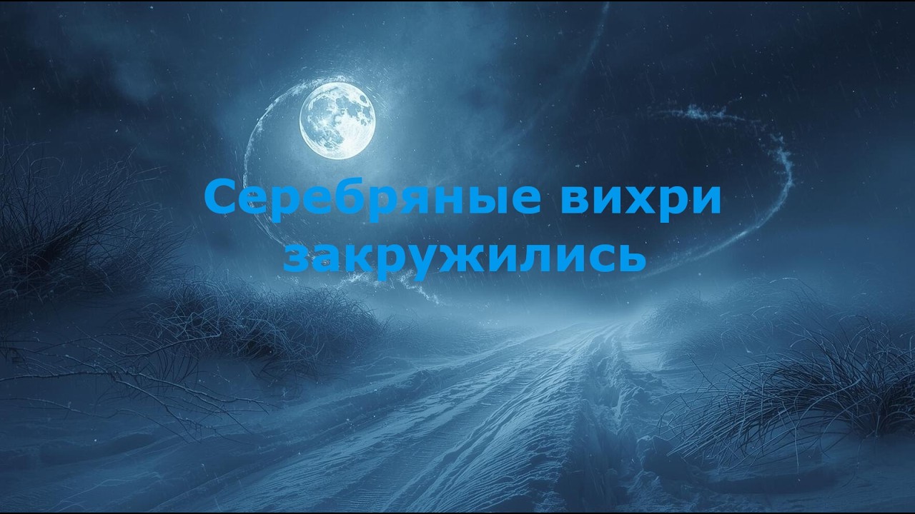 Серебряные вихри закружились