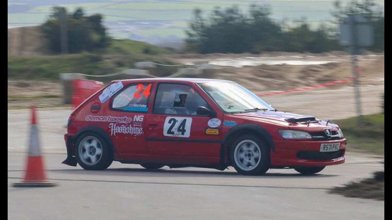 Bovington stages rally 2026 stage 6 car 24 Peugeot 306 k24 kswap