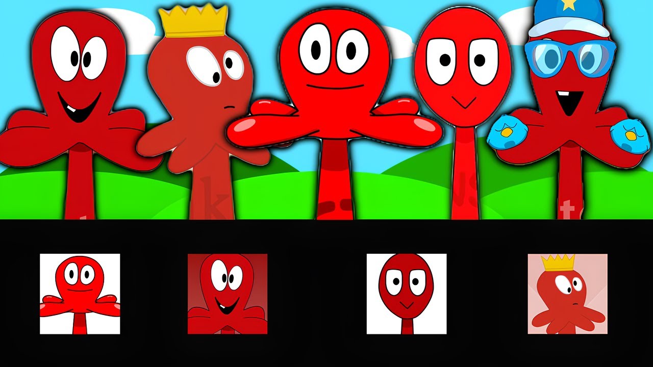 Incredibox Sprunki OC All Fred (from Pocoyo) Phase 1 to Phase 2