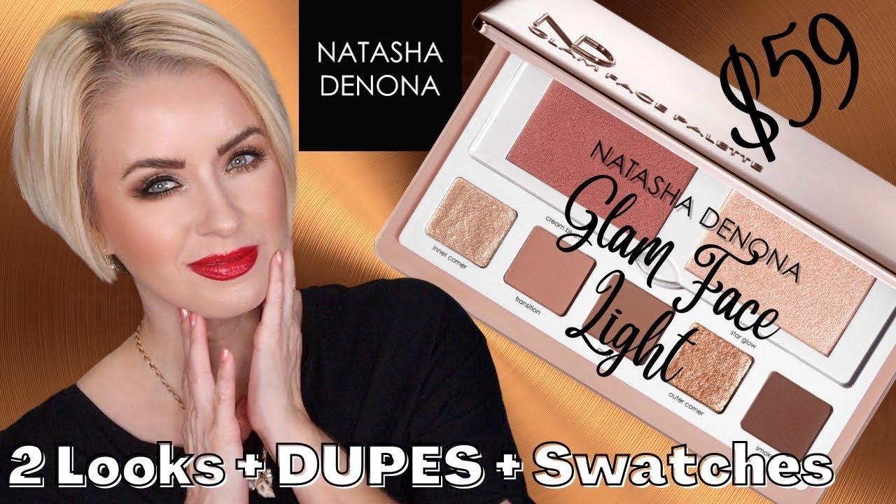 NATASHA DENONA GLAM FACE PALETTE DUPES + DEMO + SWATCHES | Steff's Beauty Stash