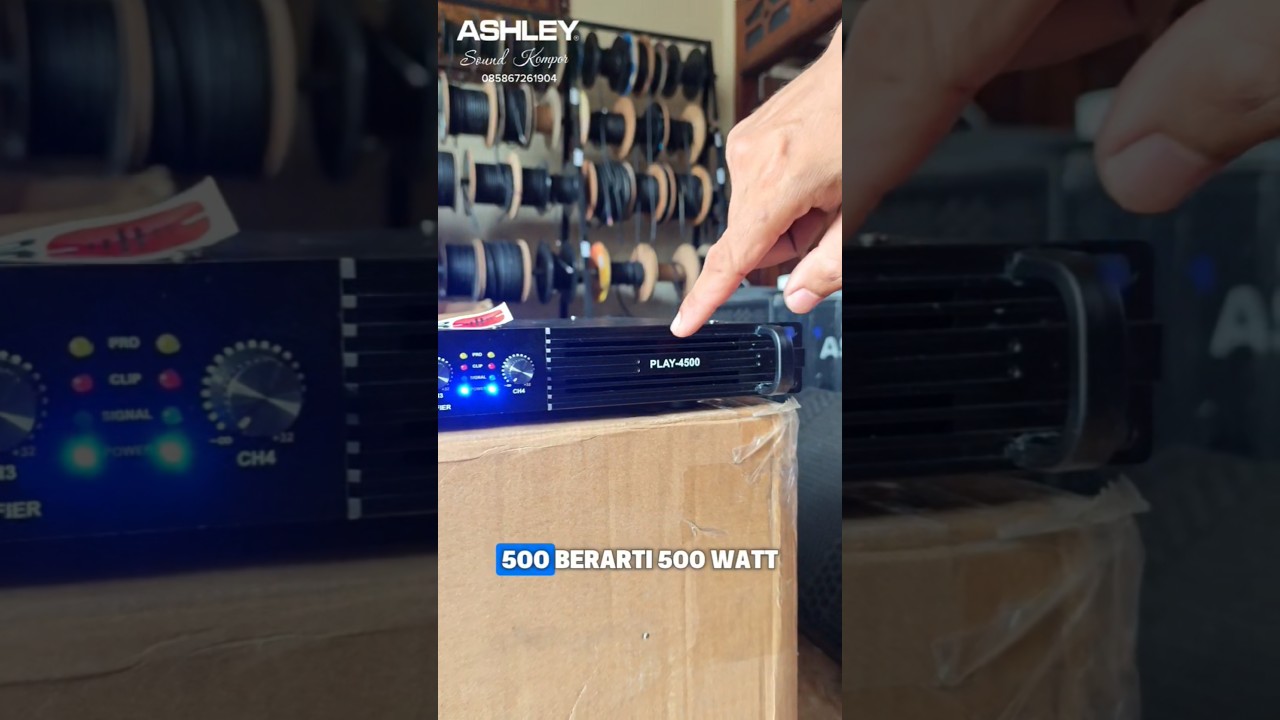 Review POWER AMPLIFIER ASHLEY PLAY 4500 | WA:085770006900|Shopee:SoundKomporStore 