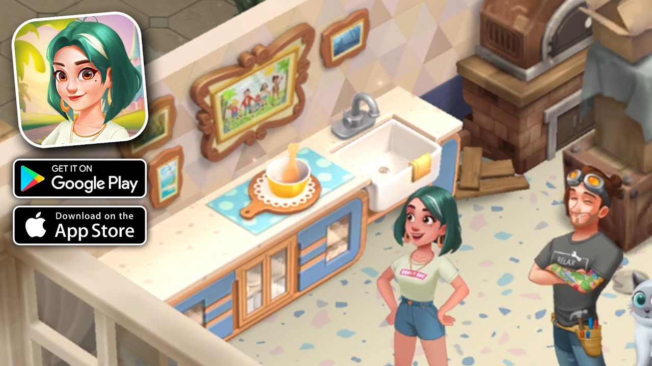 Gossip Harbor - New Furniture - Gameplay Walkthrough 40 (Android, iOS)