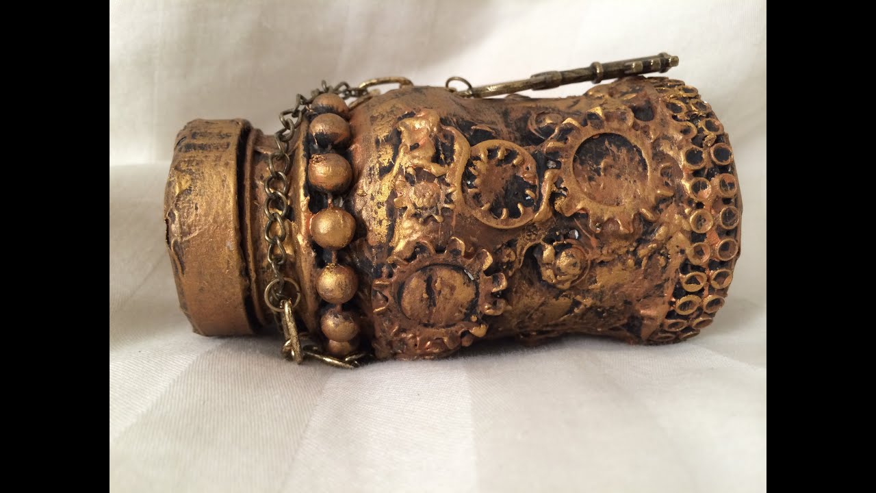 Steampunk Altered Bottle Tutorial