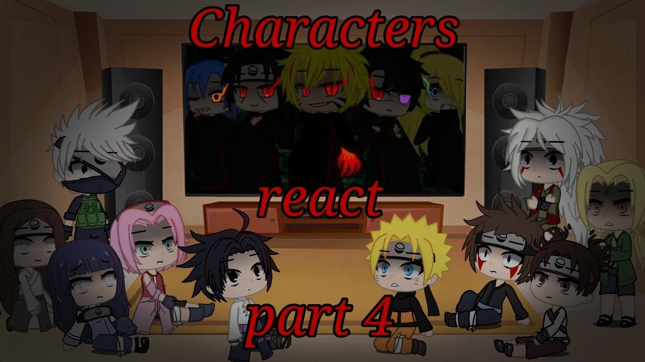[Rus/Eng] Naruto characters react to 