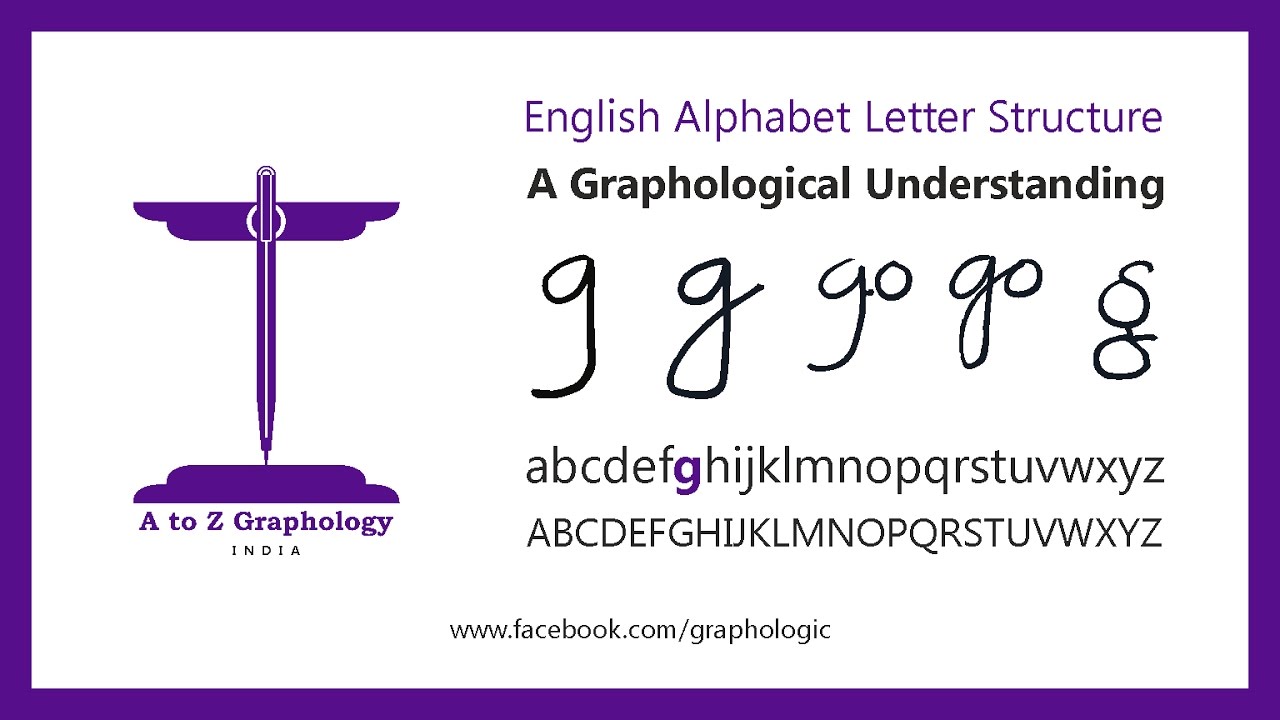'g' for finances at home? Letter clues: Graphological meaning of letter 'g' : A to Z Graphology