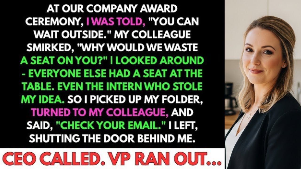 My Company Banned Me from the Awards—The Email That Followed Changed Everything