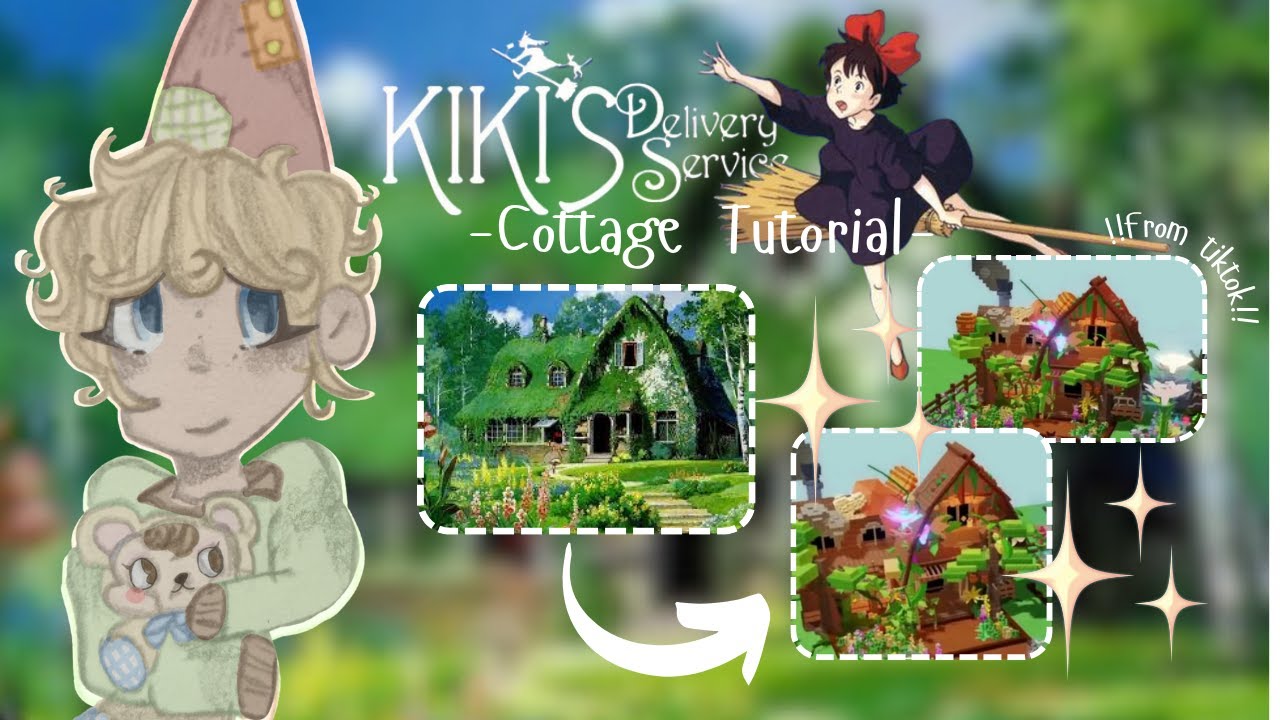 -Kiki's Delivery Service🍃✨||Cottage Tutorial in GROW A GARDEN ROBLOX🍄!!!