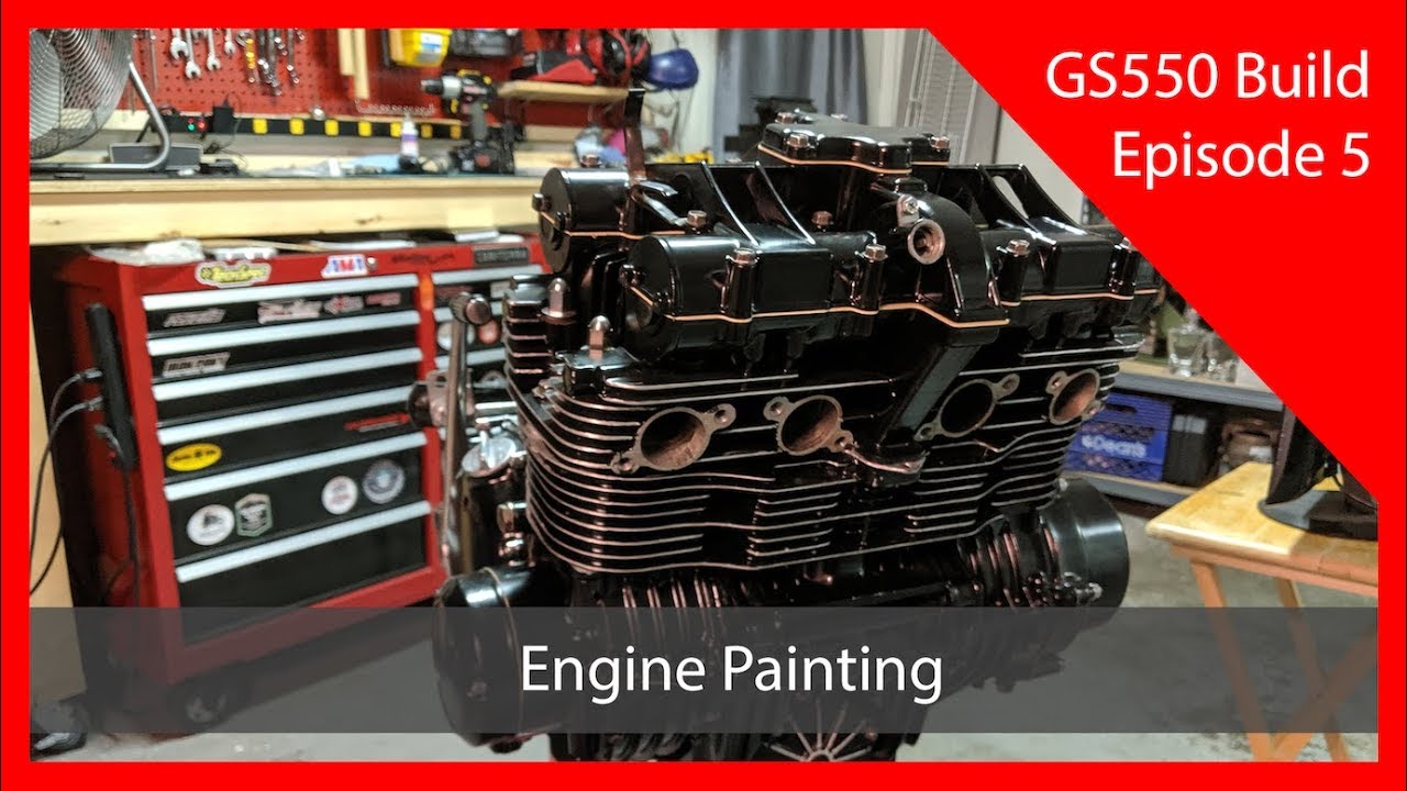 GSS550 Build   Episode 5   Engine Painting