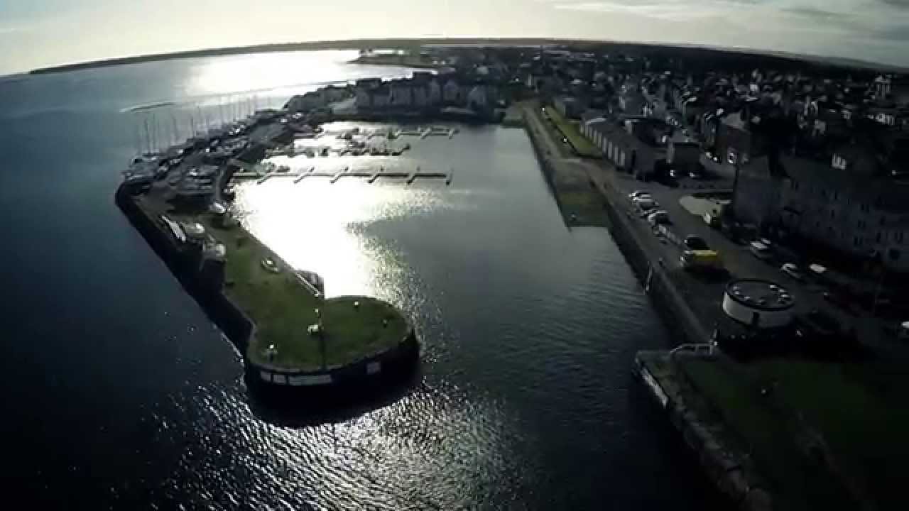 Aerial video of Sunny Tayport, Fife, Scotland (Phantom 2 / GoPro)