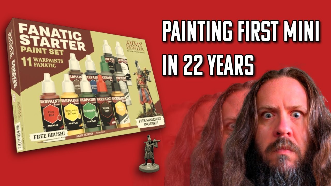 Painting first Mini in Over 22 Years | The Army Painter Starter Set