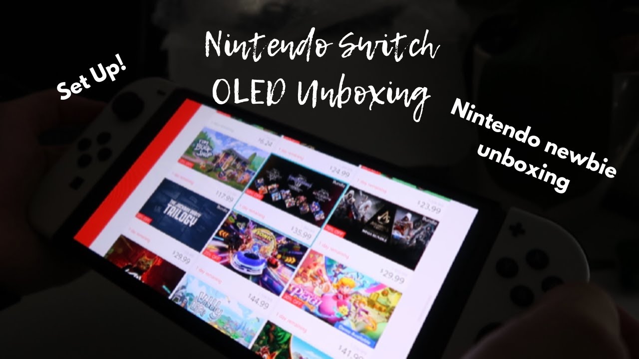 Nintendo Switch OLED Unboxing