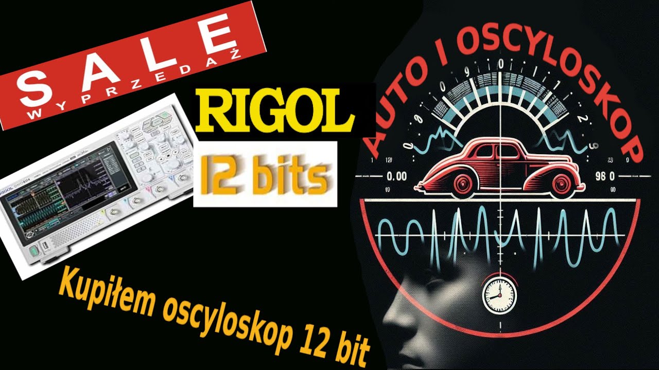 Kupiłem oscyloskop 12 bit RIGOL Dho804