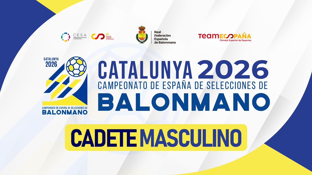 #CESABalonmano2026 | Campeonato de Espa&ntilde;a - CM - Final | Catalu&ntilde;a : Arag&oacute;n
