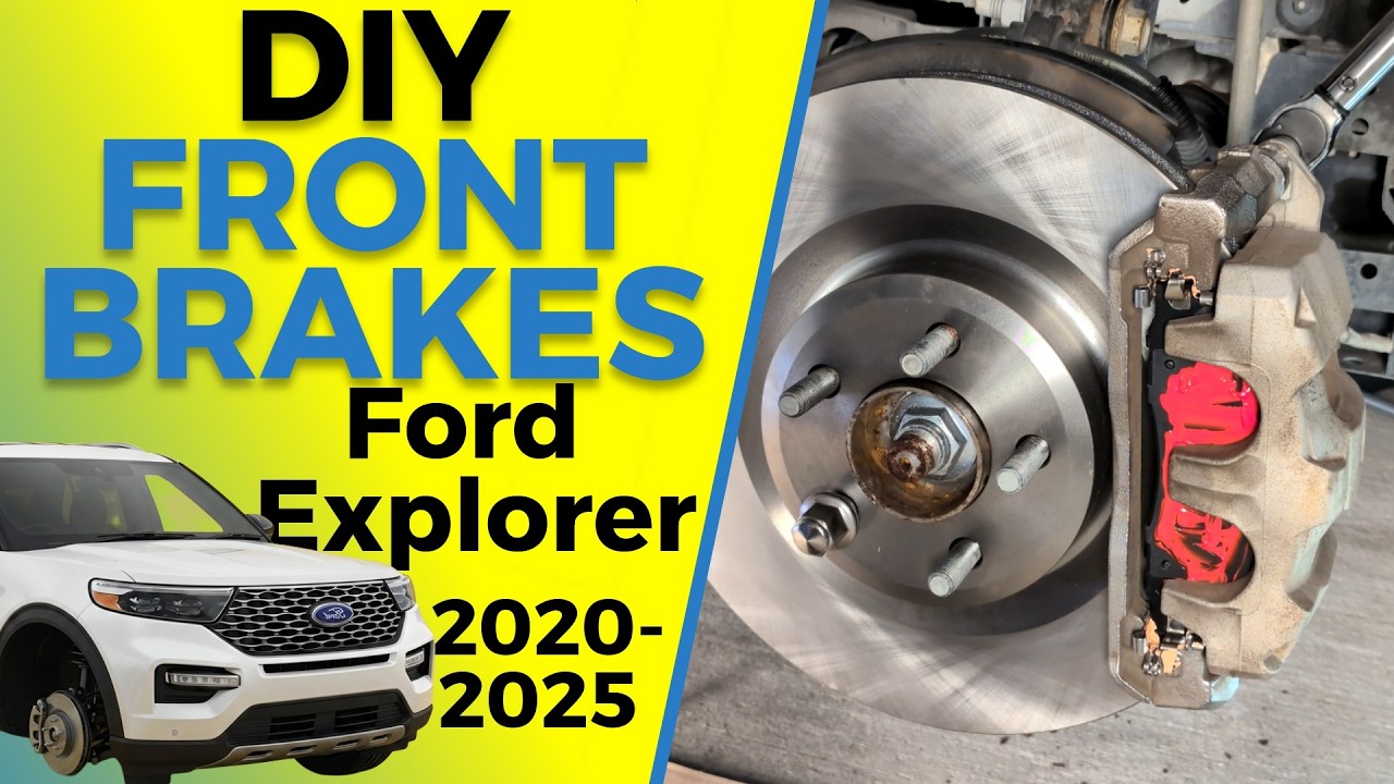 How to Replace Front Brakes on Ford Explorer 2020–2025 | Pads & Rotors DIY Guide