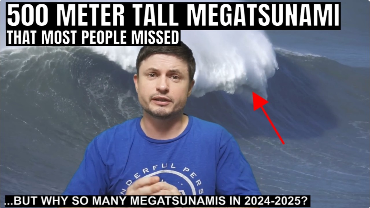 500 Meter Tall Megatsunami in Alaska (Aug, 2025 Event) Confirms Something Important