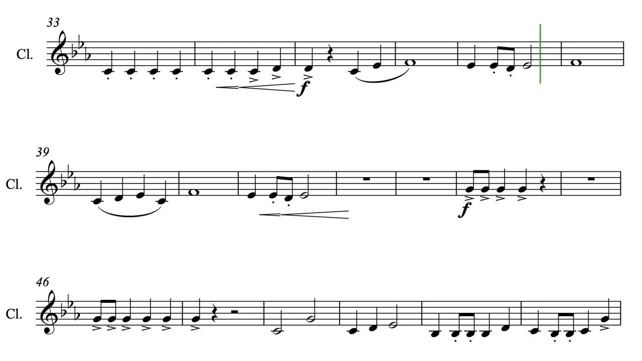 Clarinet: Black Moon March