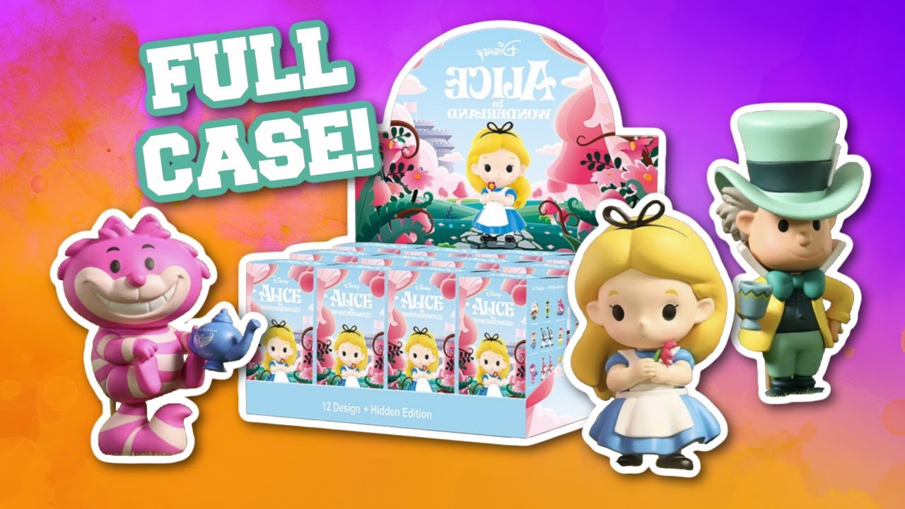 Disney's Alice in Wonderland Pop Mart Blind Box Unboxing 🫖😸🎩 FULL CASE!