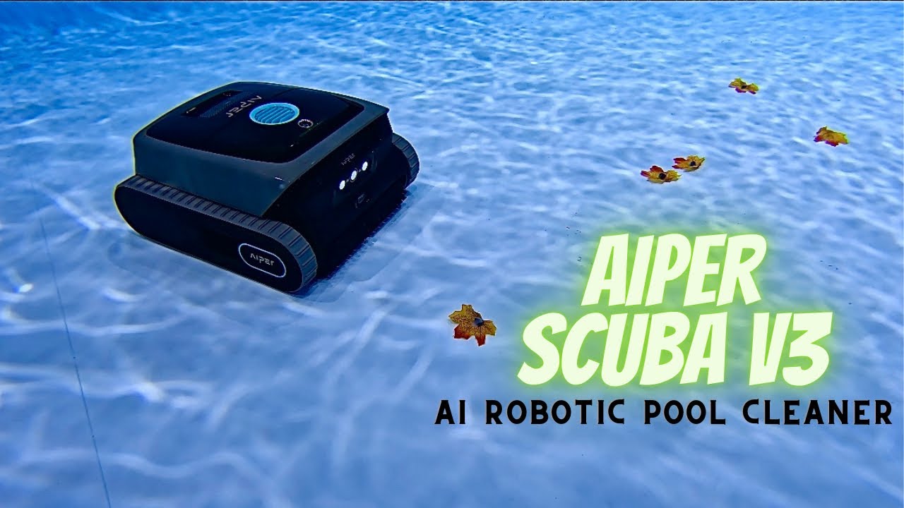 НОВЫЙ AIPER SCUBA V3 &mdash; роботизированная система очистки бассейна с помощью искусственного интелле...