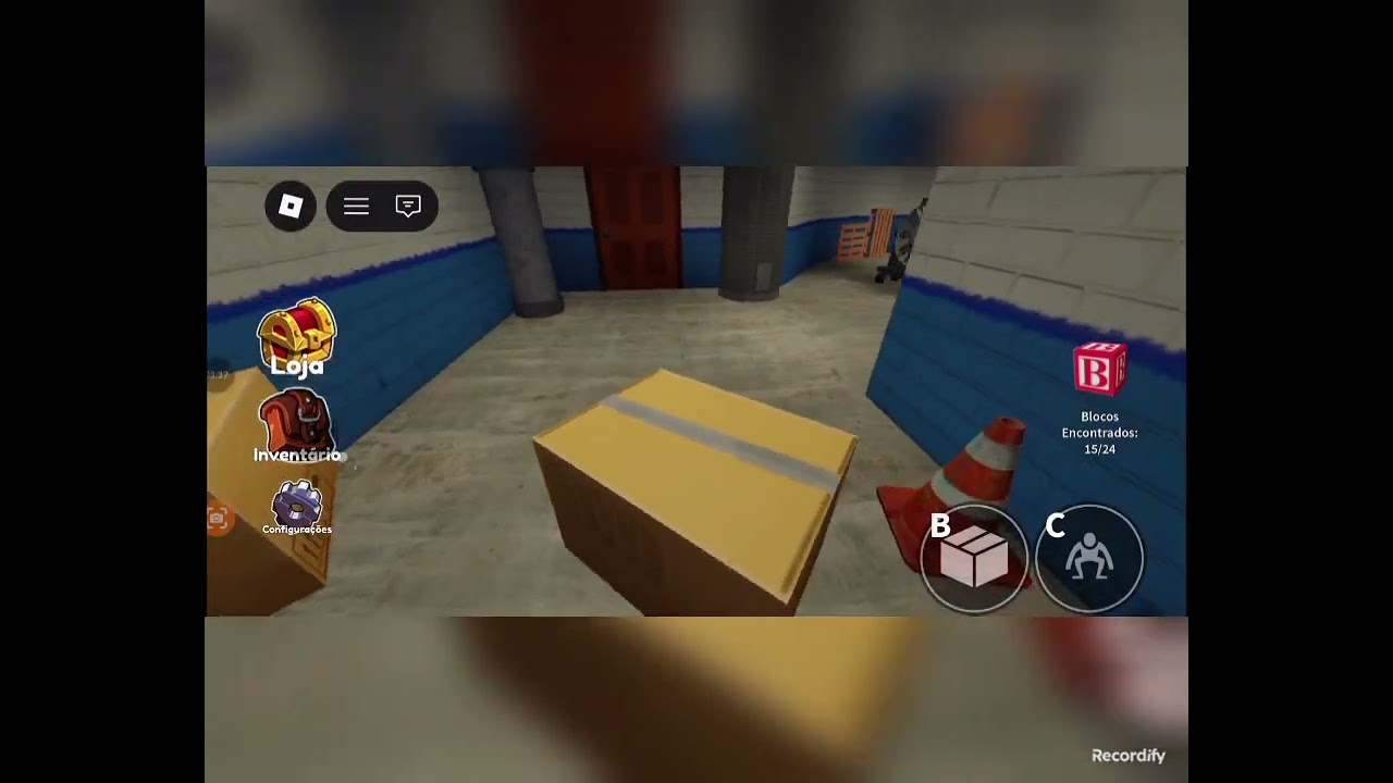 Jogando rainbow-friends 1 com a minha amiga !! 