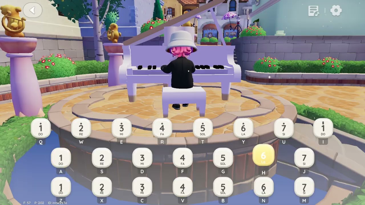 Kiss the Rain - Yiruma | Heartopia Piano ( Sheet in Description )