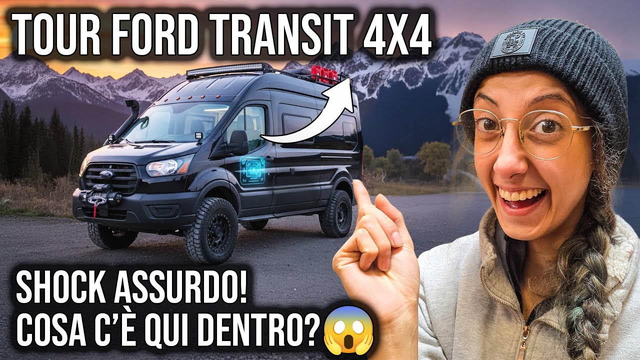 Ford Transit 4x4 Come NON Lo Avete MAI VISTO - Van Tour