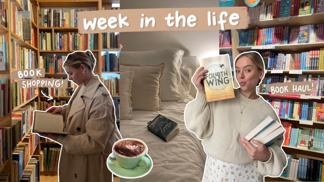 [weekly vlog] book shopping + haul, wardrobe reorganisation + mini clothing haul!!