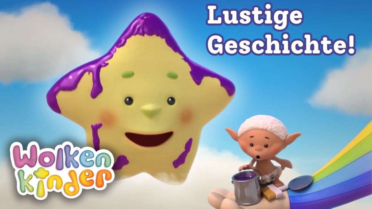 Lustige Gutenachtgeschichten für Kleinkinder | Wolkenkinder-Schlafenszeit-Zusammenstellung