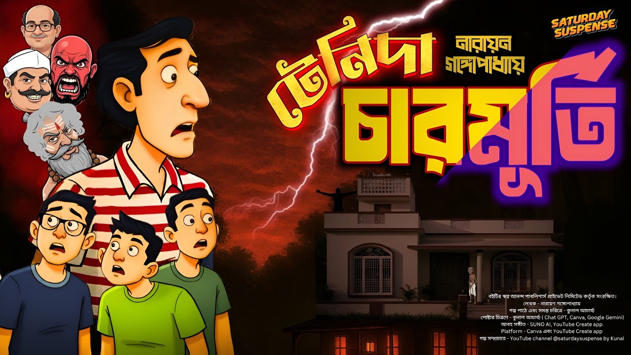CHARMURTI | চারমূর্তি | Tenida (টেনিদা) 🤣 | পর্ব - 01 | Sunday Funday | #tenida #funny