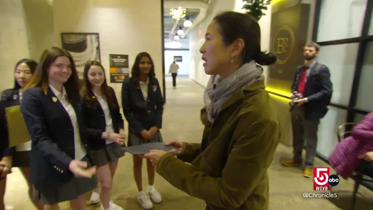 Brookline students inspired by Flour Bakery founder Joanne Chang