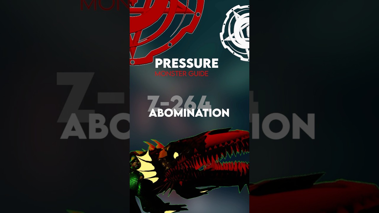 Abomination Z-264 - Pressure Monster Guide #roblox #pressure #sajambi