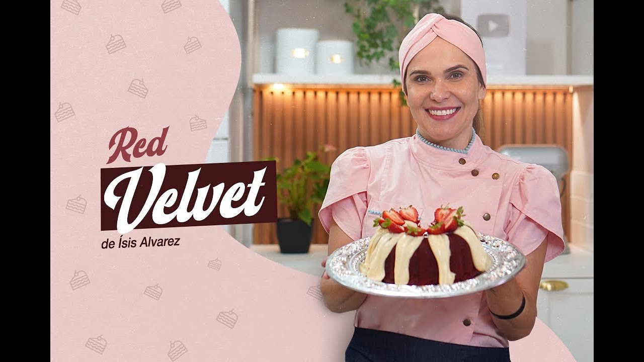 BOLO RED VELVET | CASEIRO | Chef Ísis Alvarez