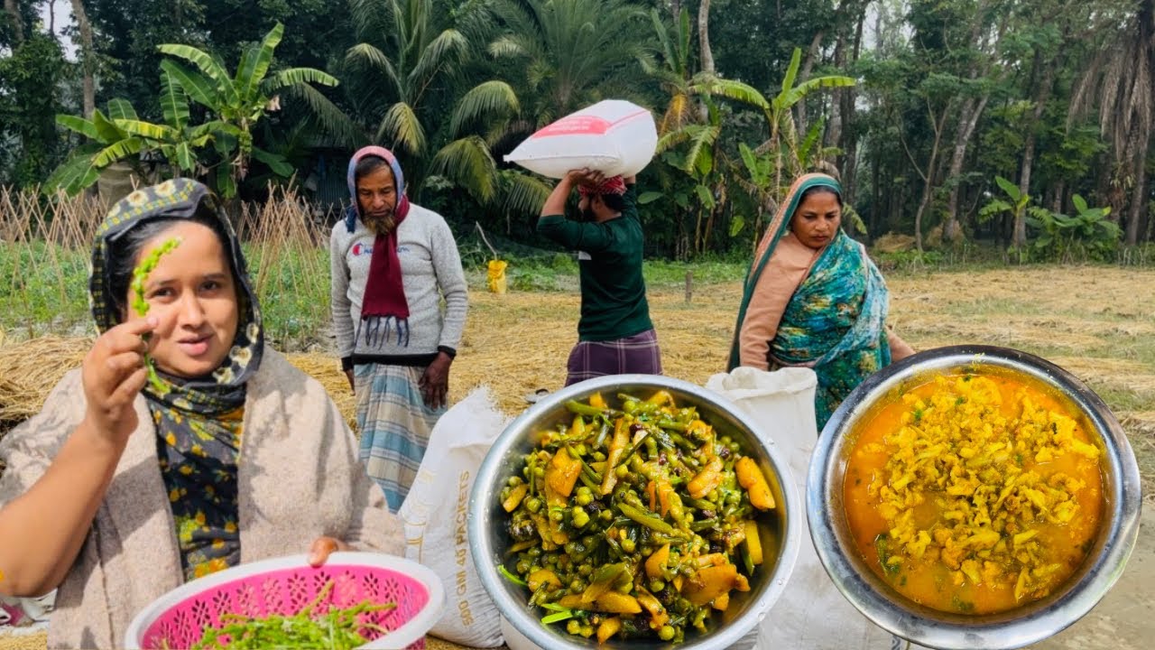 আজ ধান লওয়ার কাজ শেষ করলাম কতো মন ধান পেলাম আর কি কি রান্না করলাম / simple village life 24 / village