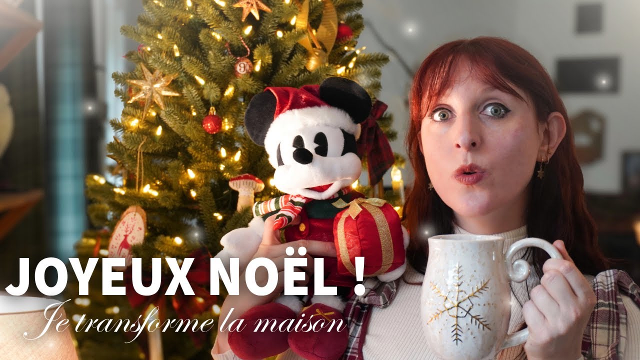 🎄 Je sors la déco de Noël ✨ Montage du sapin & ambiance féérique 🎁